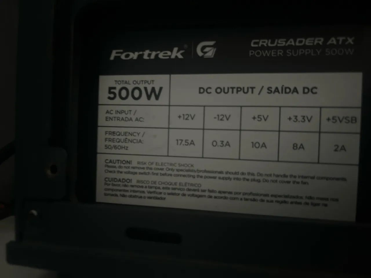 Fonte fortrek 500w