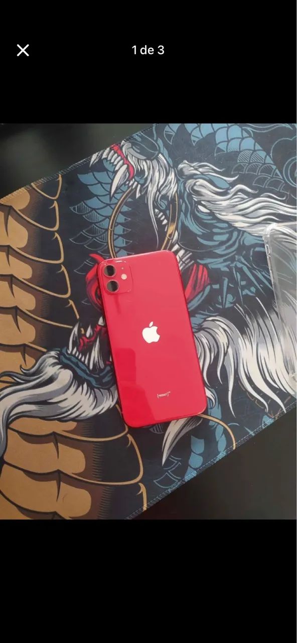 iPhone 11 128gb red na Caixa - Foto 3