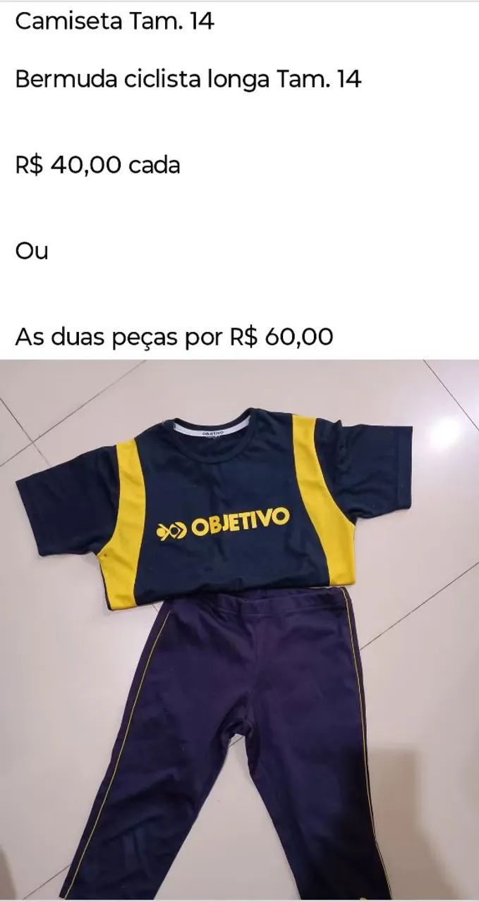 Uniforme Objetivo 