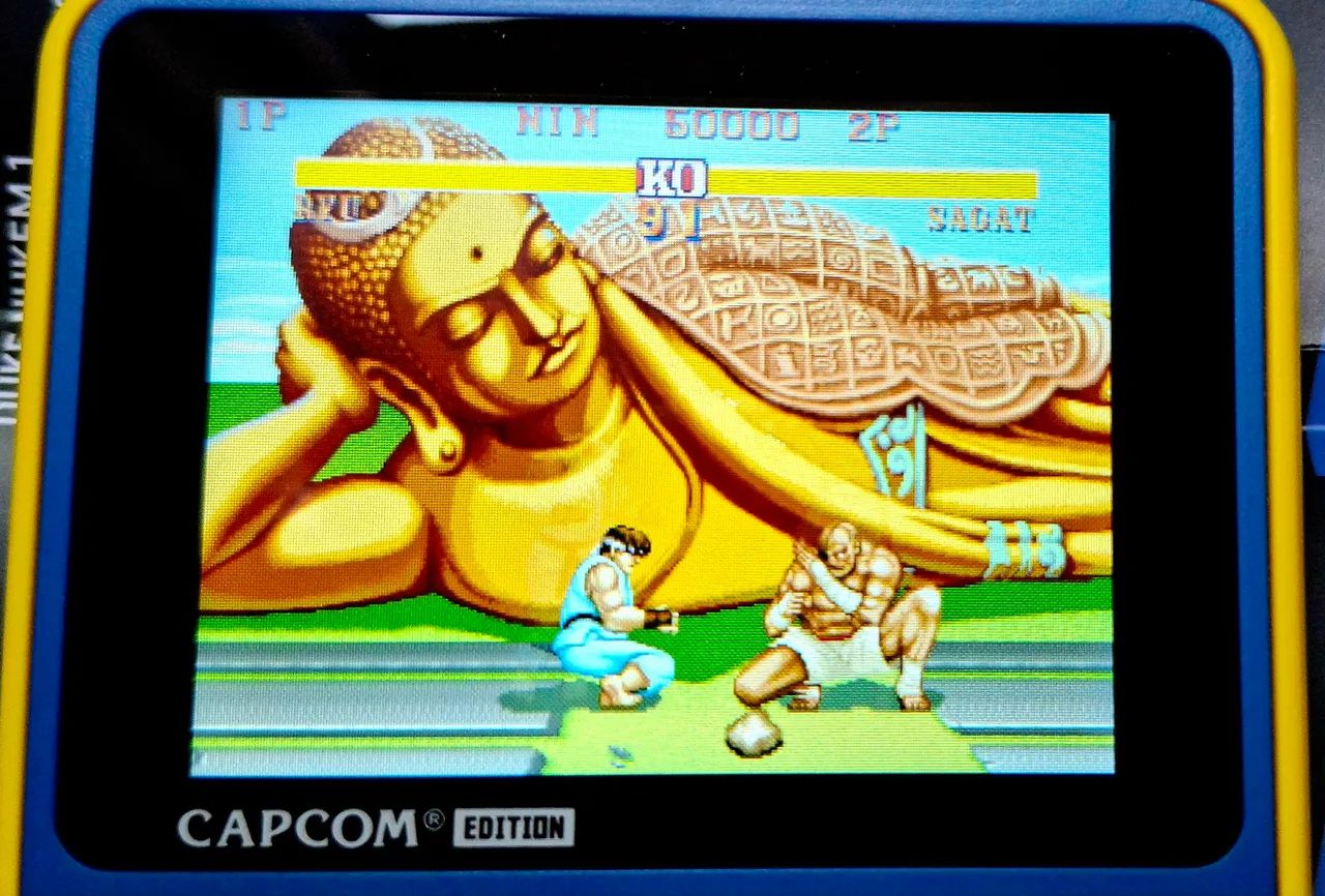 Super Pocket Capcom original (compativel com jogos Evercade) - Foto 4