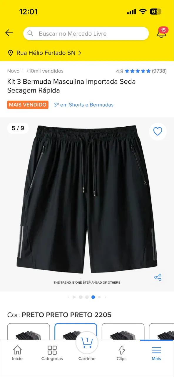 Short para treinar  - Foto 2