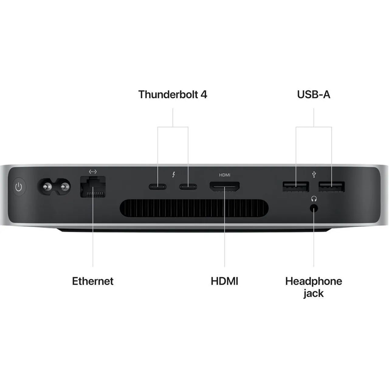 Apple Mac Mini M2 Chip (Late 2023) MMFK3LL/A 512 GB - Prata - Foto 2