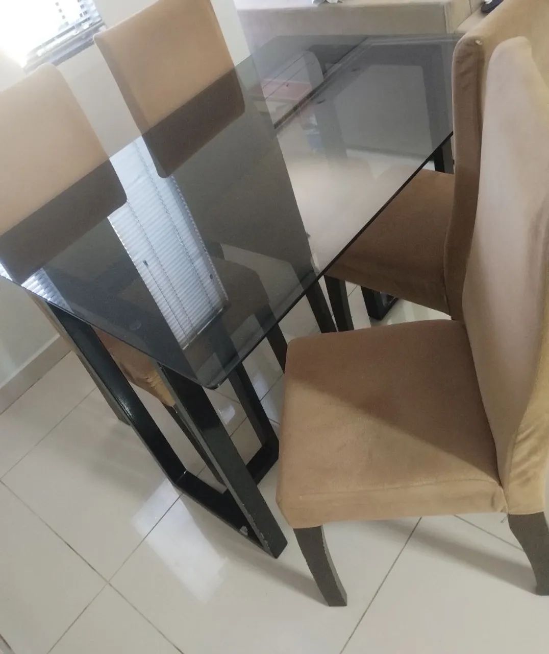 Conjunto de mesa de jantar 1.10 mt - Foto 2