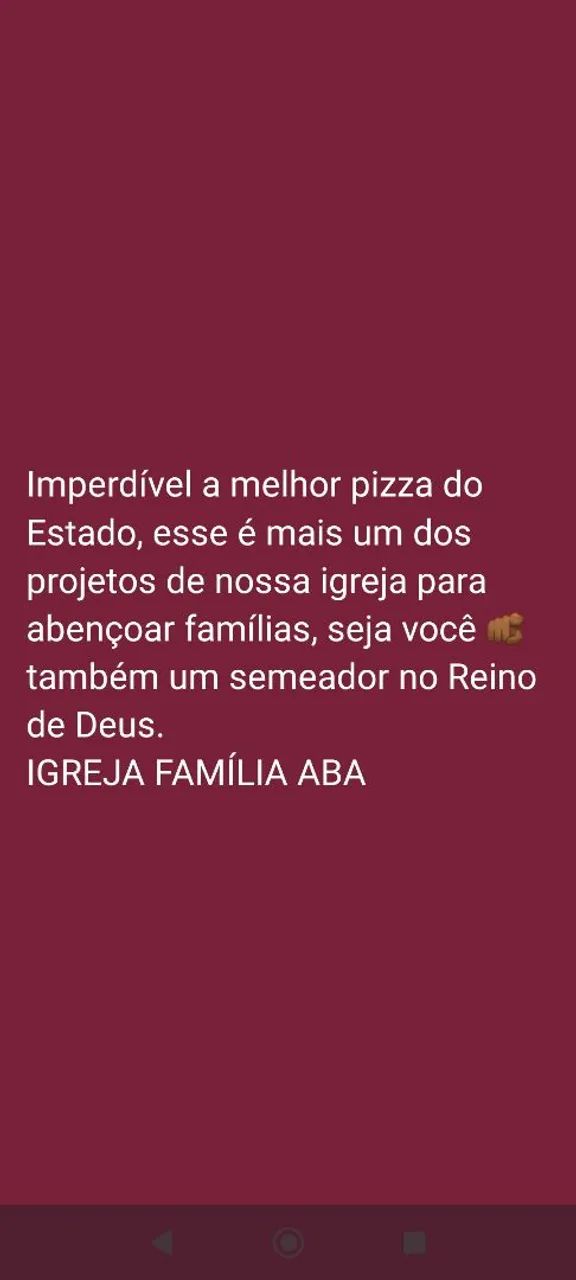 Vende-se pizza 