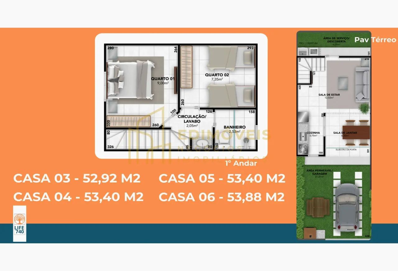 Alterosas: Casa com design moderno e área total de até 79 m²! - Foto 5