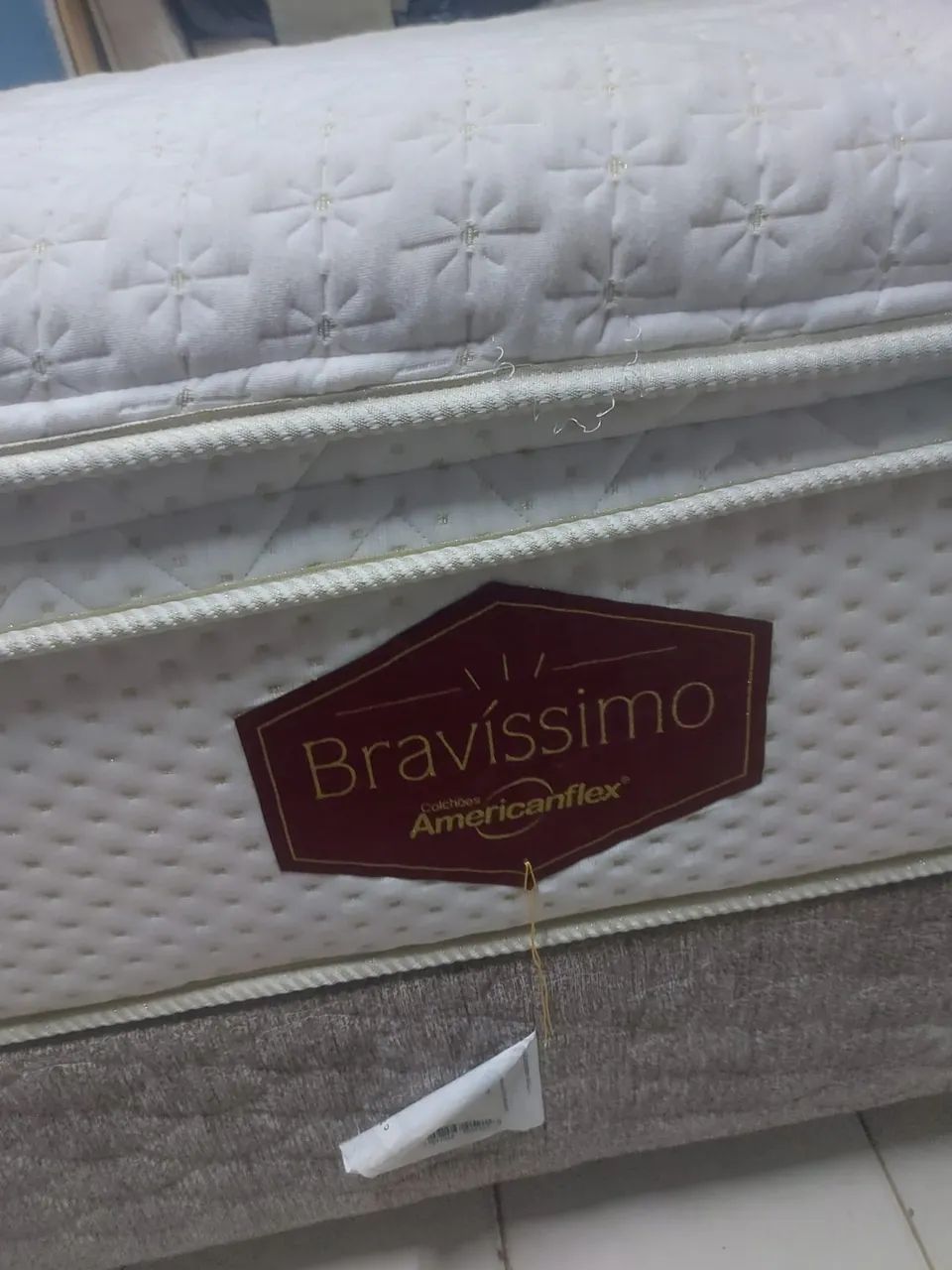 Cama box casal colchão American Flex - Foto 2