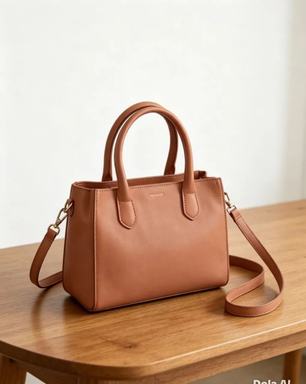 Bolsa caramelo Gabriela média. - Foto 3