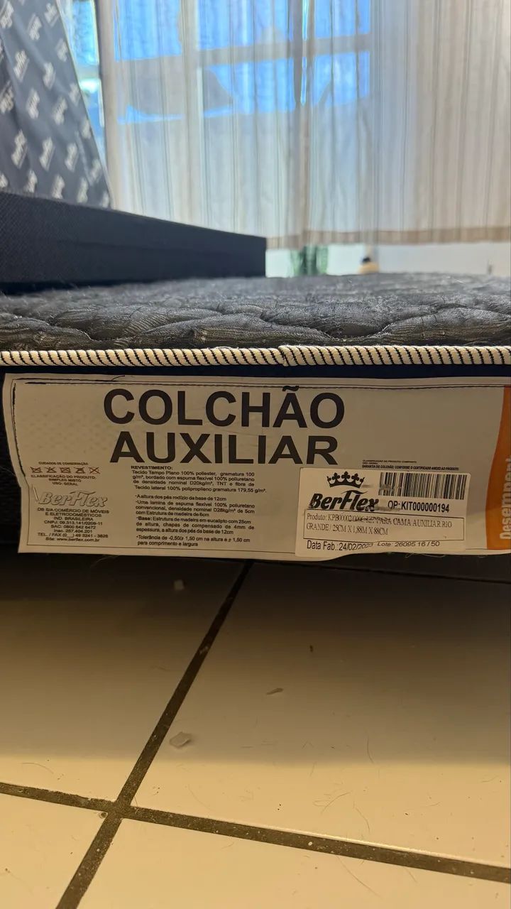 Cama box solteiro com auxiliar  - Foto 4