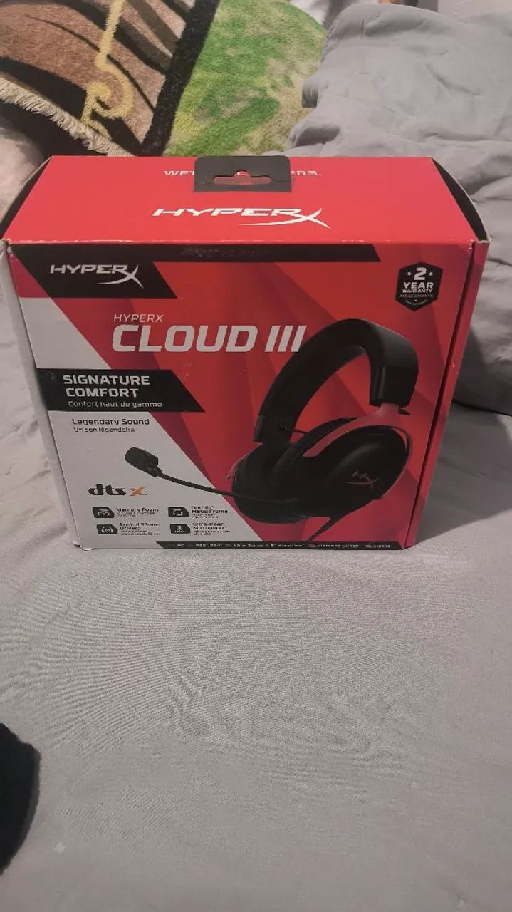 Fone de ouvido, Hyperx Cloud 3 (USB)