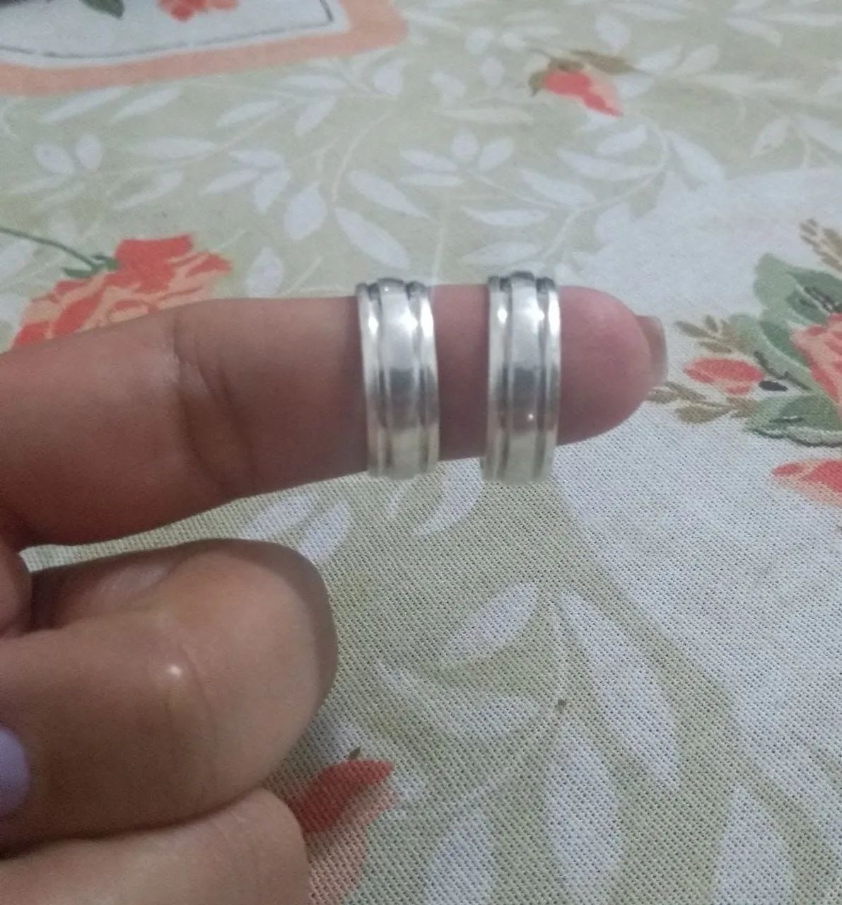 Aliança de prata original prata 925 grossa WhatsApp *  - Foto 3