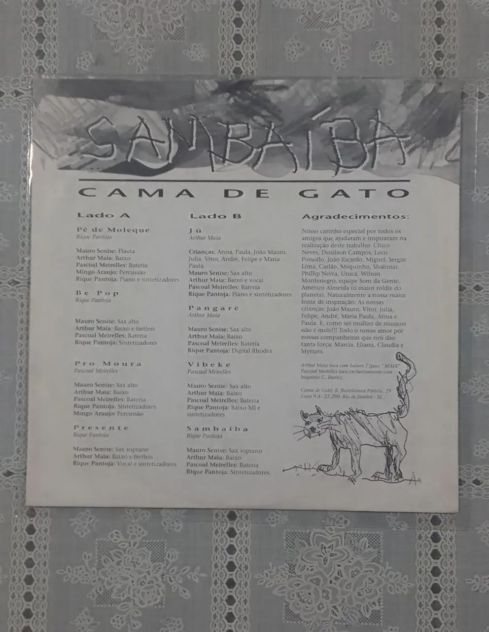 LP Sambaíba (1990) - Cama de gato  - Foto 4