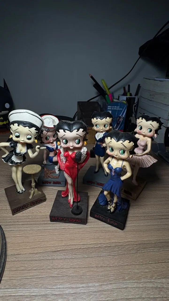 Coleção Betty Boop Salvat, 6 miniaturas originais - Hobbies e
