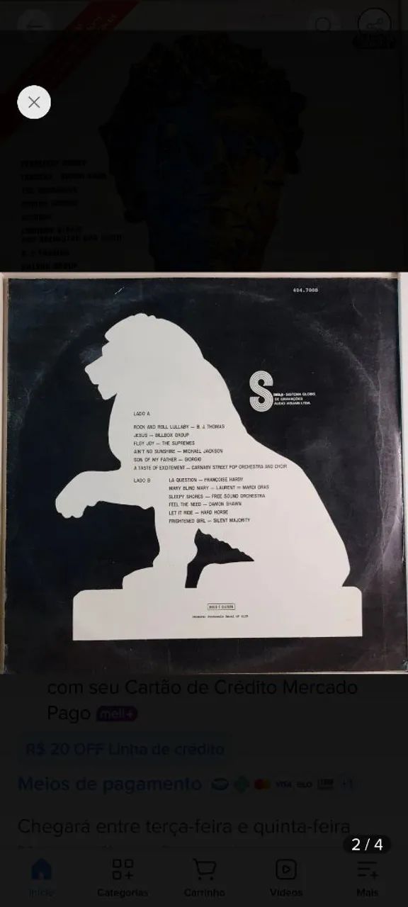 Selva de Pedra (1972) - Trilha Sonora Internacional - Foto 2