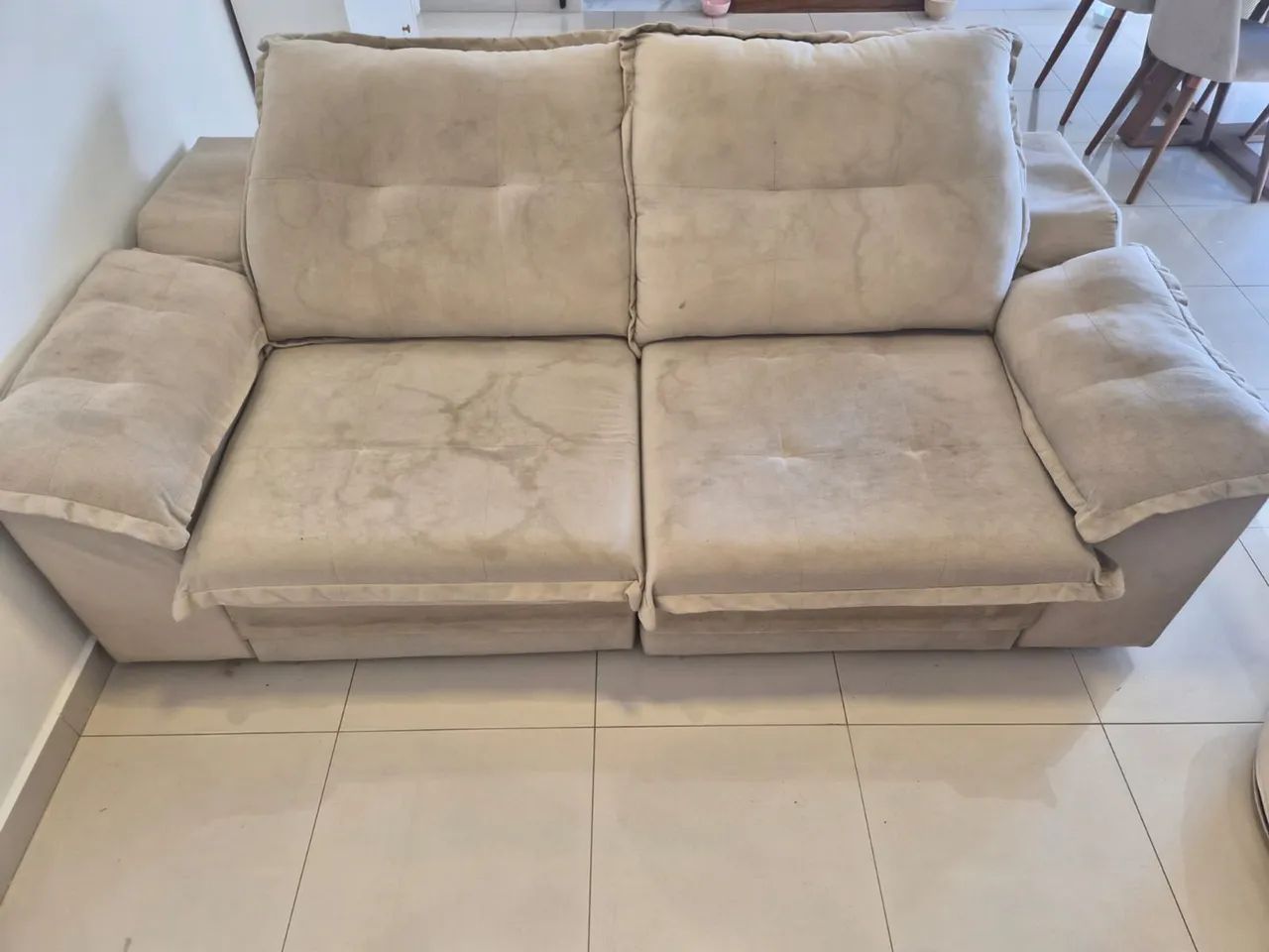 Sofá retrátil 2 lugares
