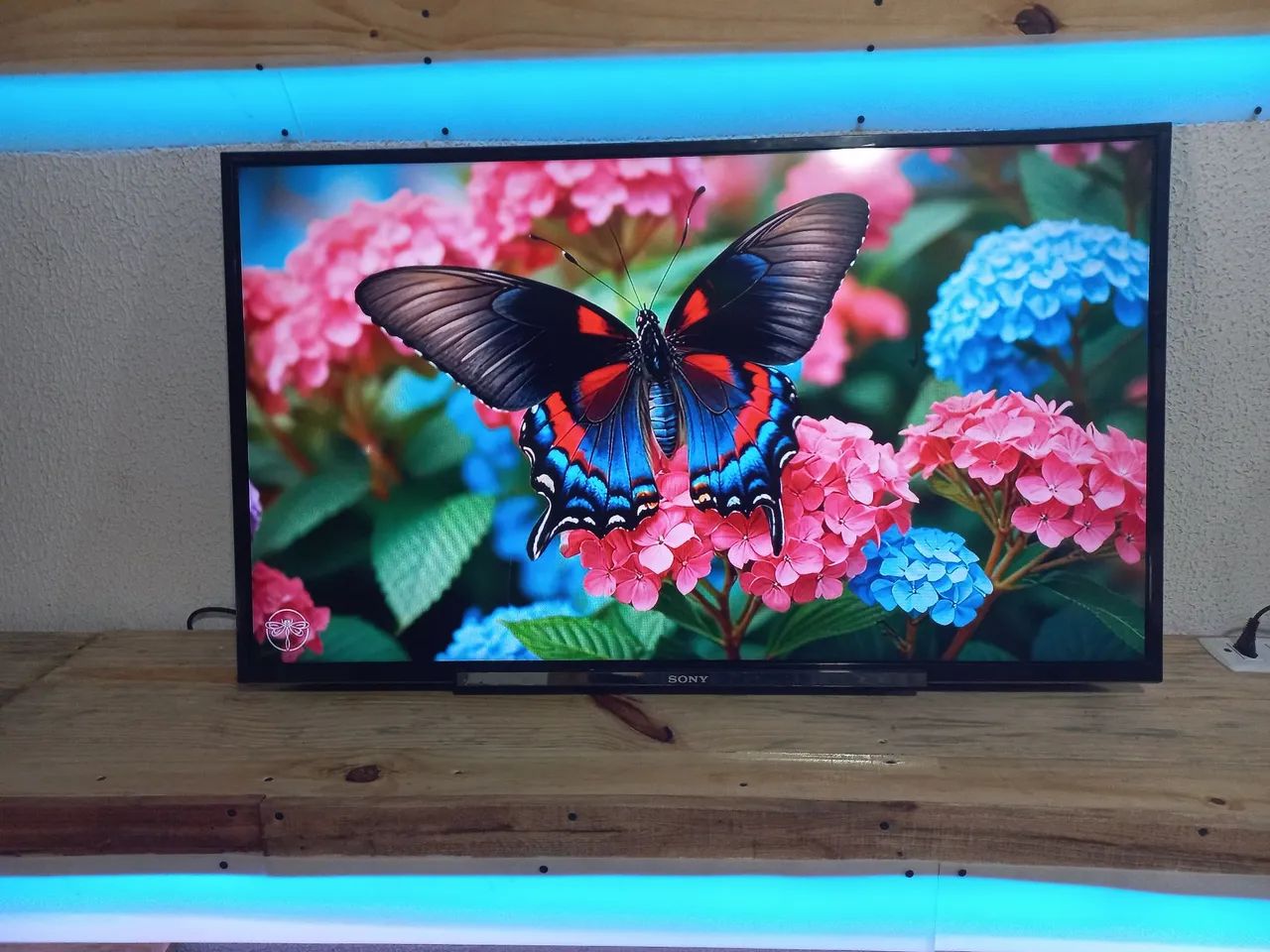 TV 47 polegadas normal ótima pra HDMI com cabo com controle remoto  - Foto 3