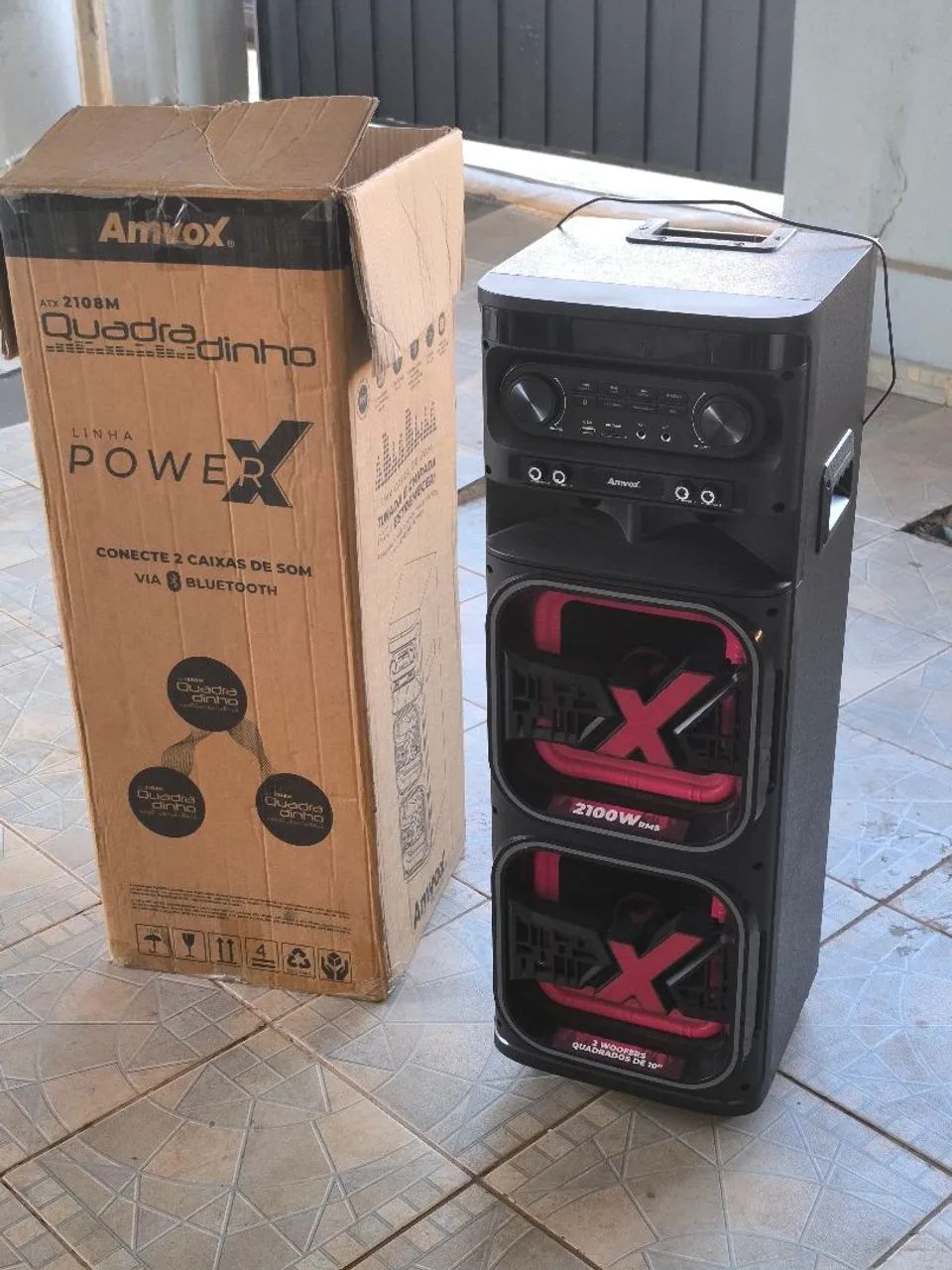 Torre De Som Amvox 2100w - Foto 3