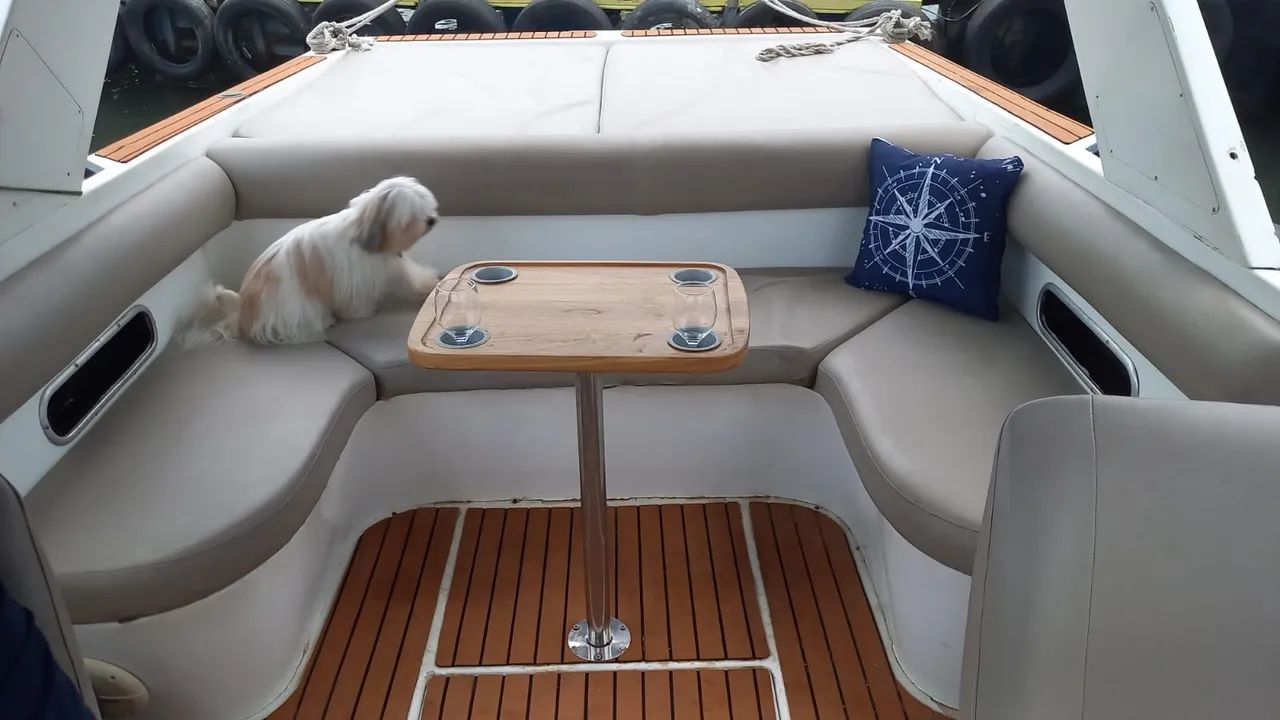 Lancha Phanter 33 motores diesel p 12 pessoas - Foto 3
