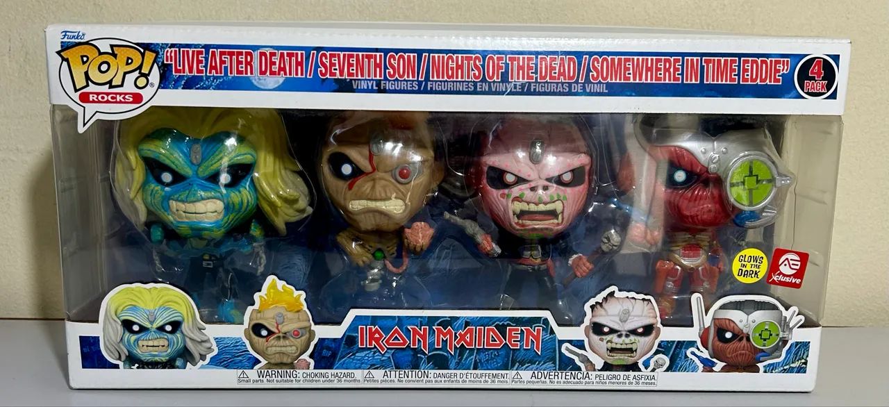 Funko Pop Iron Maiden Box c/ 04 - Originais - Foto 3