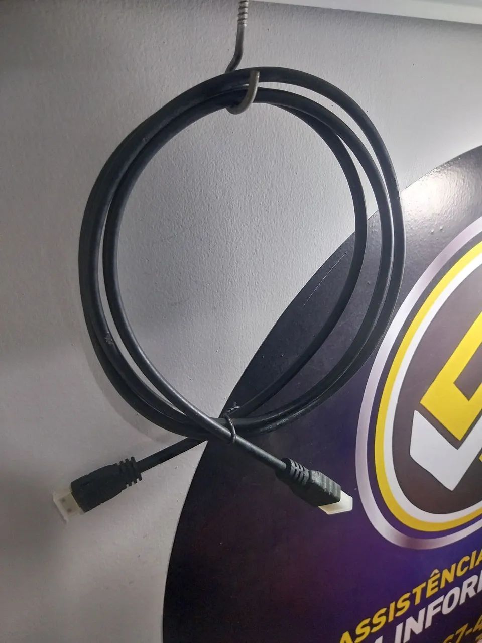 Cabo miniHdmi pra HDMI 