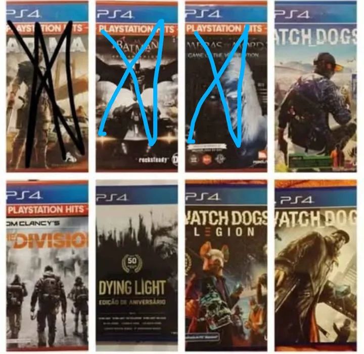 Pack jogos ps4 
