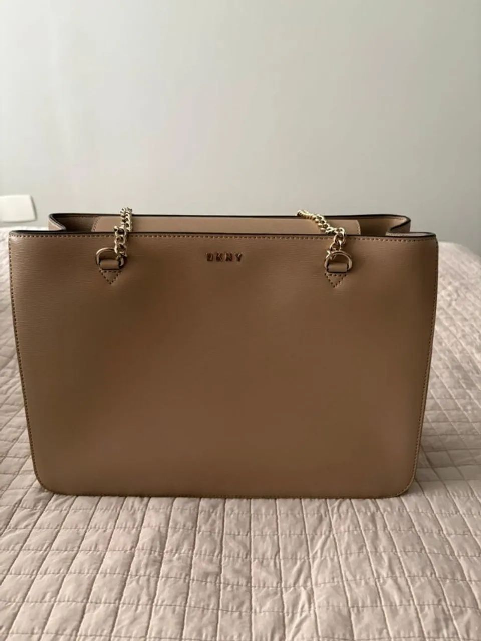 Bolsa tote DKNY camel - nova