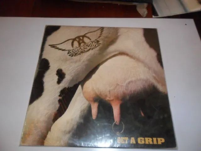 Disco de vinil LP Duplo Aerosmith Get a Grip ótimo estado