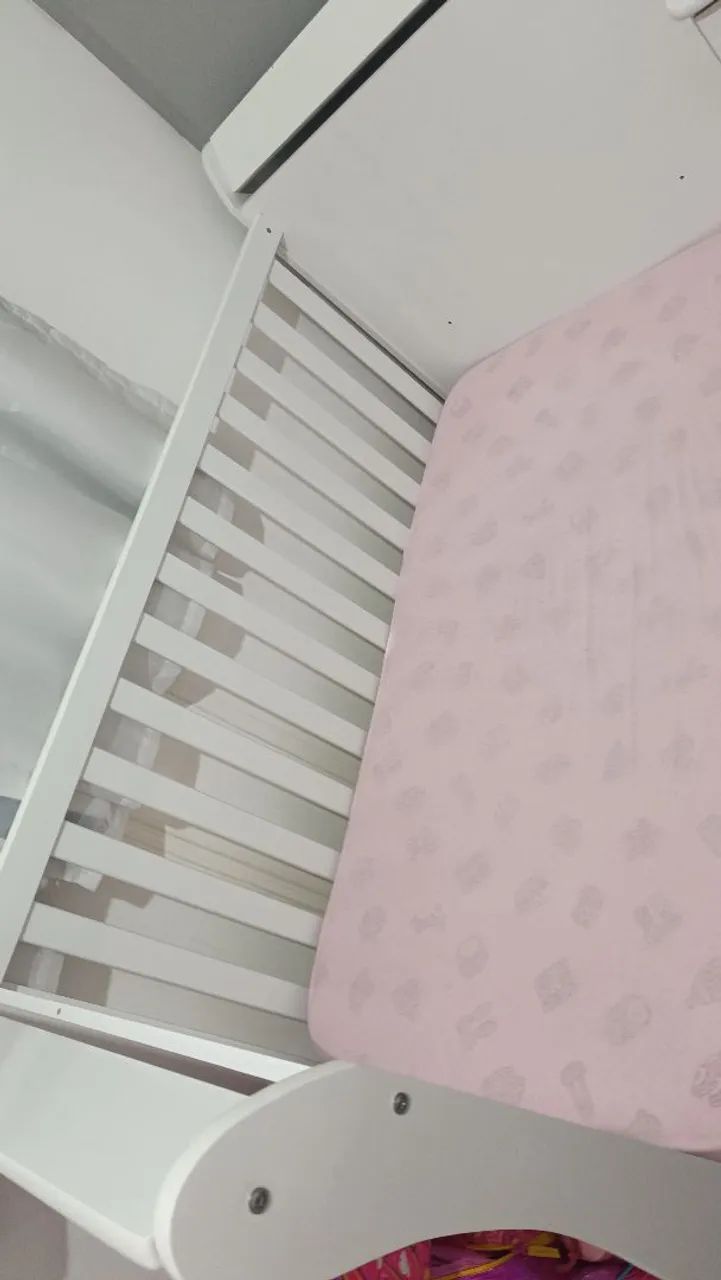 Berço mdf vira cama - Foto 3