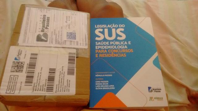 Livro legislação do SUS novo na caixa novo lançamento Rômulo passos