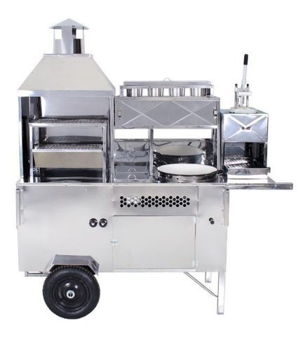 Carrinho 4 em 1 Hot dog, Pastel, Batata Frita e Churrasco