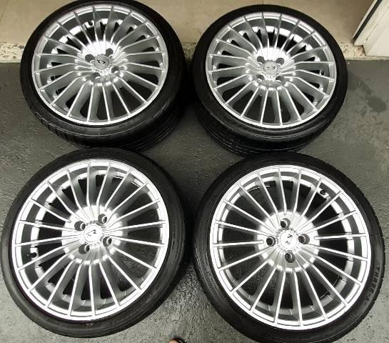 Rodas Aro 17 Marca KR + Pneus novos ( Oportunidade)