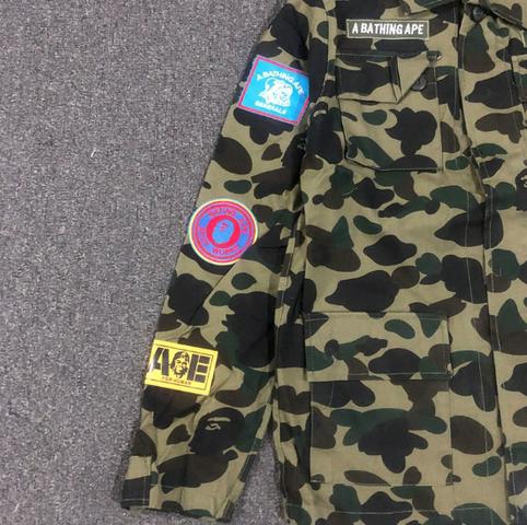 jaqueta bape camuflada