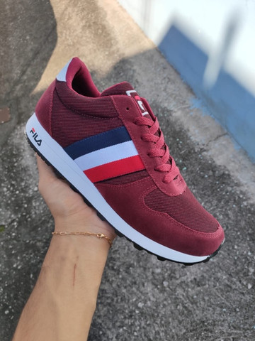 tenis da fila vermelho