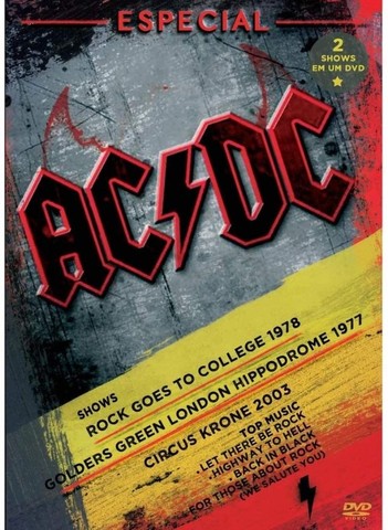 Dvd AC/DC ? 3 Shows em 1 DVD