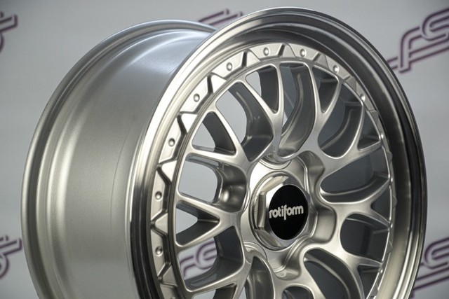 Rodas Rotiform LS-R Prata Borda Diamantada 5x112 - 19x8,5 aro 19 tala 8,5 - Foto 4