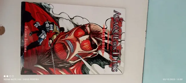 Mangás Ataque dos Titãs Shingeki no Kyojin 1 ao 12 (volumes