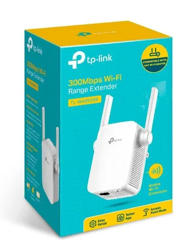 TP-Link TL-WA855RE - Ripetitore Wi-Fi, Extender e Access Point, 802.11n,  300Mbps, Porta LAN