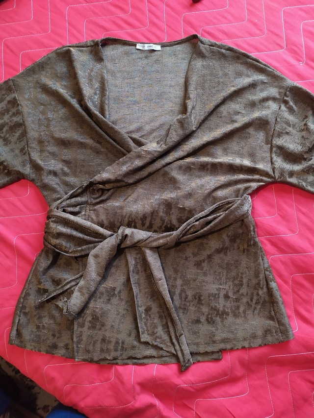 Blusa transpassada zara - Foto 3