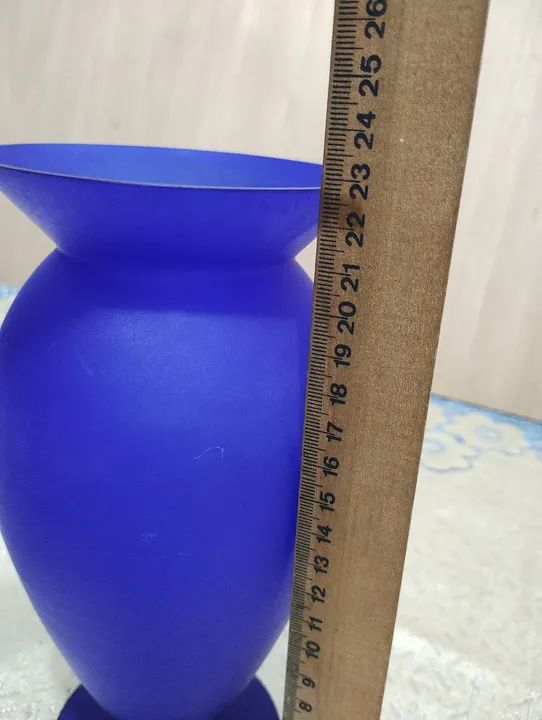 Vaso de planta azul - Foto 4