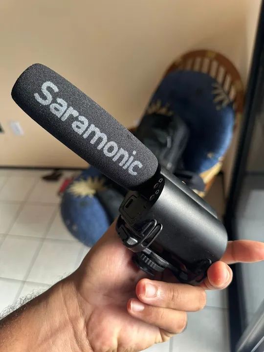 Microfone Shotgun Saramonic VMIC - Foto 4