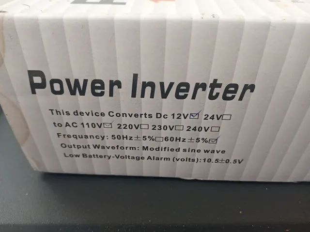 Inversor DC - AC entrada 12V saída 110V - Foto 3