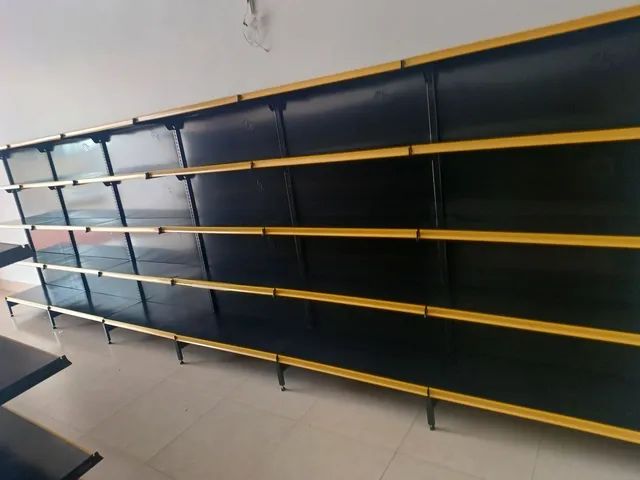 #Brasil DF Gôndolas e equipamentos prateleiras em aço pra supermercados e comércio  - Foto 5