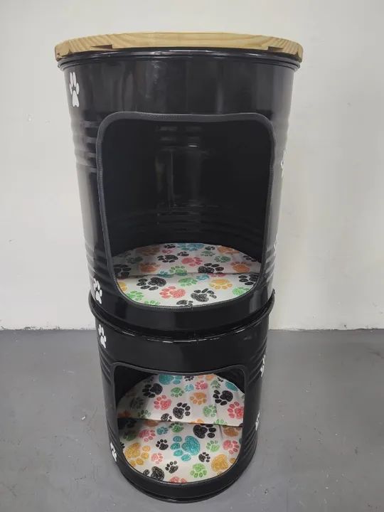 Bistrô em tambores com estante porta objetos ou para seus PETs  - Foto 2