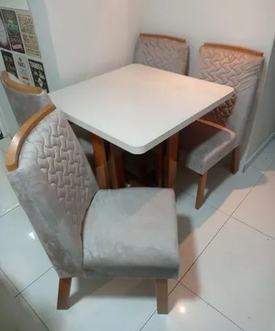 Mesa de jantar 4 cadeiras 100%MDF (TEMOS A PRONTA ENTREGA)