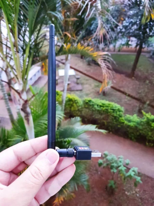 Adaptador Wireless Usb Wi-Fi com Antena - Foto 2