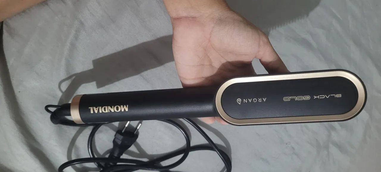 Escova Alisadora Black Gold Mondial - Foto 3