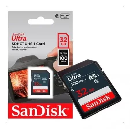 Cartão SD Ultra SDXC UHS-I 32GB SanDisk Loja Coimbra Computadores Entregamos - Foto 4