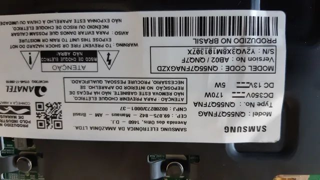 Placa principal smart tv 4k samsung qled QN55Q7FNAG - Foto 4