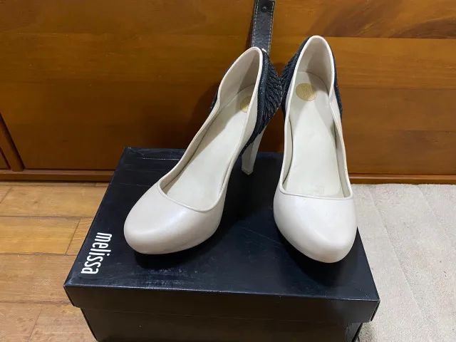 Salto Melissa Bege - Incense II - Tam. 36 - COM CAIXA - Foto 2