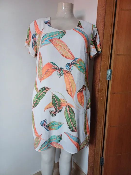 Vestidos e macacão longos e até o joelho plus size semi novo   - Foto 6