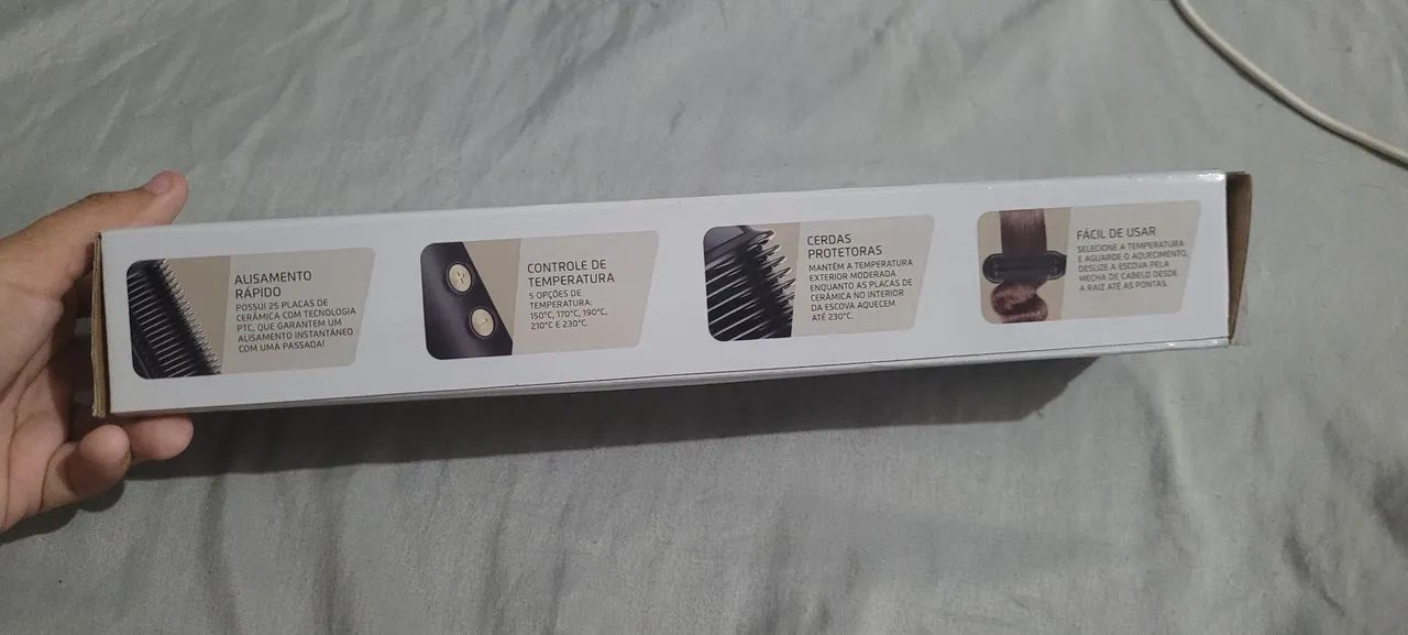 Escova Alisadora Black Gold Mondial - Foto 5